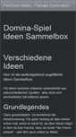 Mobile Screenshot of femdomideen.com