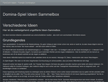Tablet Screenshot of femdomideen.com